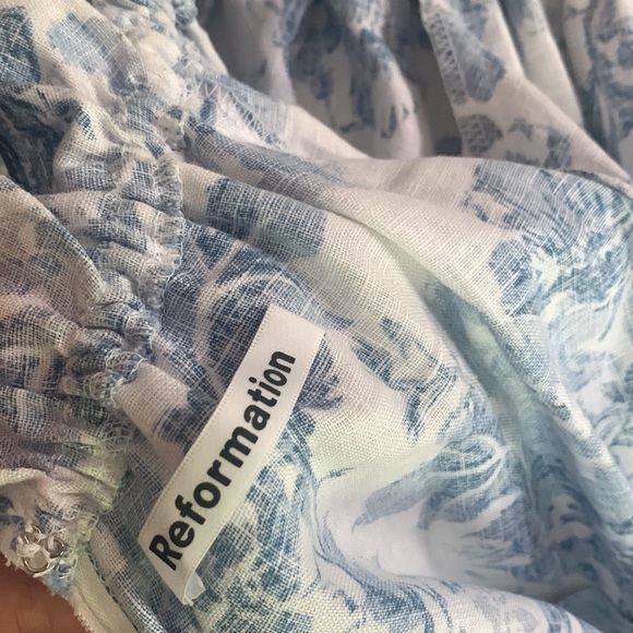 Reformation Marley Dress || Olympia Sz 8 - Picture 4 of 4